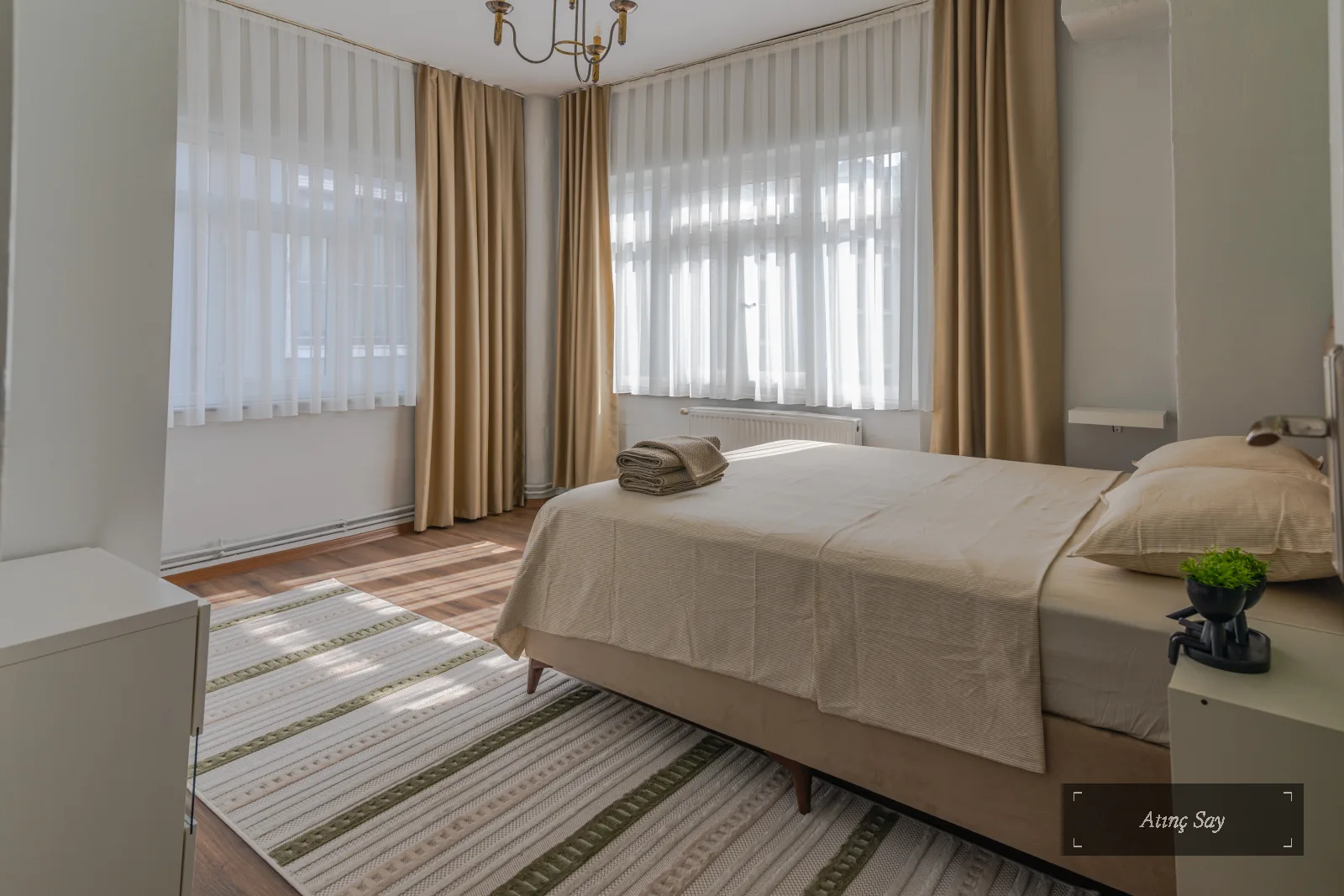 airbnb yatak odasi